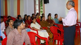 “Success as a leader or a manager depends on the ability to communicate effectively” A session explaining skills and principles to improve the communication skills by Dr. A.P John, Former Principal, Marthoma College, Tiruvalla.