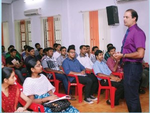 A session on “Self discovery” by Mr. Sandeep K, Chief Executive, Glowmind Training Consultancy